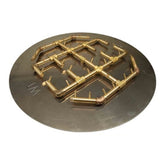 Octagonal Brass Burner/Circular Plate - CFBO360